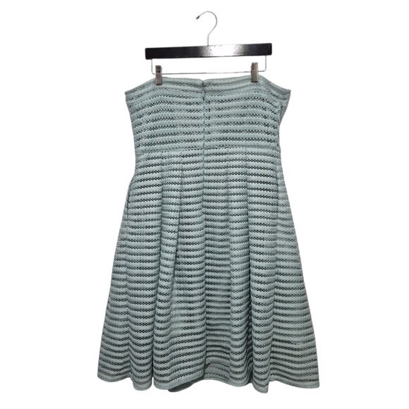 Pastel Strapless Eyelet Dress By NY&Co SIZE 14 Garden Party, Baby Shower, Easter - Picture 4 of 6